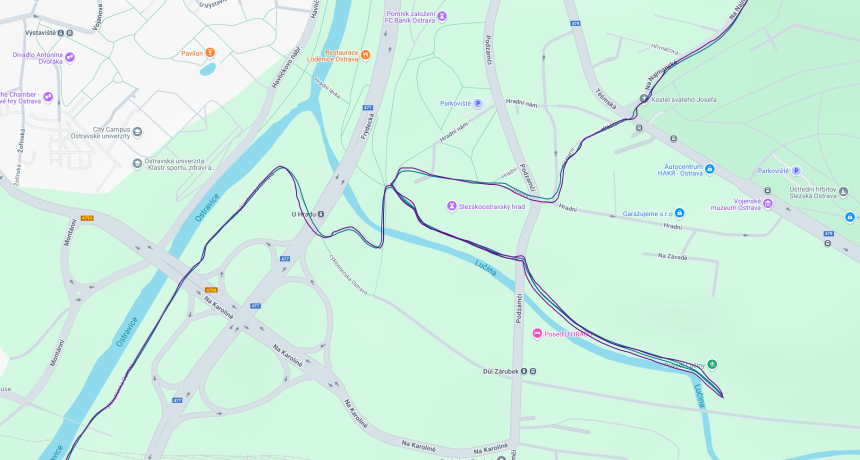 albastru (Amazfit Balance 2), mov (Garmin Venu X1)