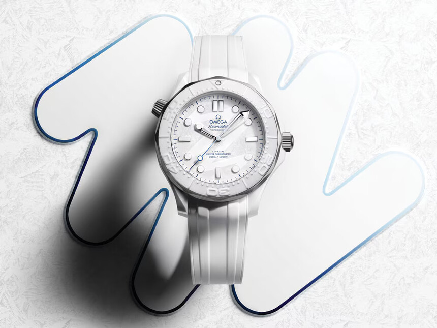 Cea mai nouă ediție Omega Milano Cortina 2026 sub forma Seamaster Diver 300M. Foto: Omega