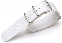 Curea din nylon Ricardo Kronplatz, alb, NATO