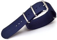 curea din nylon Ricardo Kronplatz, albastru, NATO