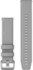 Curea din silicon Garmin 20mm (pentru Venu, Venu Sq, Venu 2 plus și altele), gri, Quick Release