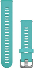 Curea din silicon Garmin 20mm (pentru Venu, Venu Sq, Venu 2 Plus și altele), albastru, Quick Release, 010-11251-1Q