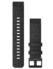 Curea din nylon Garmin 20mm (pentru Garmin Fenix 8/7S/6S (43mm), etc.), negru V1, QuickFit, 010-12875-00
