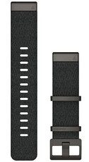 Curea din nylon Garmin 22mm (pentru Garmin Fenix 8/7/6 (47mm), Epix 2 etc.), negru, QuickFit, 010-12738-03