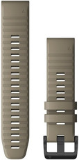 Curea din silicon Garmin 22mm (pentru Garmin Fenix 8/7/6 (47mm), Epix 2 etc.), bej, QuickFit, 010-12863-02
