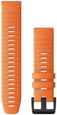 Curea din silicon Garmin 22mm (pentru Garmin Fenix 8/7/6 (47mm), Epix 2 etc.), portocaliu, QuickFit, 010-12863-01