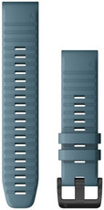 Curea din silicon Garmin 22mm (pentru Garmin Fenix 8/7/6 (47mm), Epix 2 etc.), albastră V5, QuickFit, 010-12863-03
