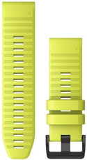 Curea de silicon Garmin 26mm (pro Garmin Fenix 8/7X/6X (51mm), Tactix aj.), culoarea galbenă V1, QuickFit