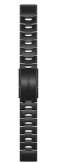 Brățară din titan Garmin 22mm (pentru Garmin Fenix 8/7/6 (47mm), Epix 2 etc.), negru, QuickFit, 010-12863-09