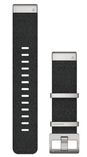 curea din nylon Garmin 22mm (pentru Garmin Fenix 8/7/6 (47mm), Epix 2 și altele), negru V2, QuickFit, 010-12738-21