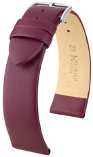 Curea din piele Hirsch Toronto M 03702186-2, mov, piele de vițel, lungime M, Quick Release