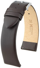 Curea din piele Hirsch Toronto L 03702010-2, maro, piele de vițel, lungime L, Quick Release