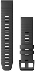 Curea din silicon Garmin 22mm (pentru Garmin Fenix 8/7/6 (47mm), Epix 2 și altele), gri V1, QuickFit, 010-12863-22