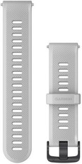 Curea Garmin Forerunner 745, silicon, alb, cataramă neagră
