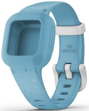 Curea din plastic Garmin (pentru Vívofit junior 3), albastru, 010-12469-42