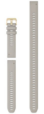 Curea de silicon Garmin 20mm (pro Garmin Fenix 8/7S/6S (43mm), aj.), culoarea gri, QuickFit, + partea extinsă