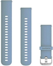 Curea de silicon Garmin 20mm (pro Venu, Venu Sq, Venu 2 Plus aj.), culoarea albastră V1, Quick Release + partea extinsă