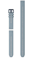 Curea din silicon Garmin 20mm (pentru Garmin Fenix 8/7S/6S (43mm) și altele), albastru, QuickFit + parte prelungită, 010-13029-00