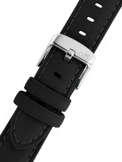 Curea din piele Morellato Flake 5615D60.019 M, culoarea neagră, material reciclat