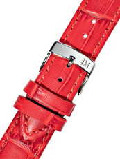 Curea din piele Morellato Lady Bolle 5192480.083 S, culoarea roșie, Quick Release