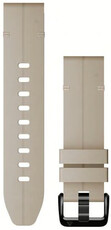 Curea din piele Garmin 20mm (pentru Garmin Fenix 8/7S/6S (43mm), și altele), bej, QuickFit, 010-13102-06