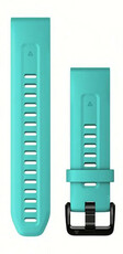 Curea de silicon Garmin 20mm (pro Garmin Fenix 8/7S/6S (43mm), aj.), culoarea albastră V1, QuickFit