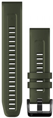 Curea din silicon Garmin 22mm (pentru Garmin Fenix 8/7/6 (47mm), Epix 2 și altele), verde V1, QuickFit, 010-13111-03
