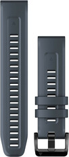 Curea din silicon Garmin 22mm (pentru Garmin Fenix 8/7/6 (47mm), Epix 2 și altele), albastră V2, QuickFit, 010-13111-05