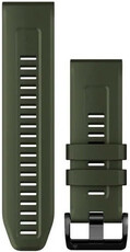 Curea de silicon Garmin 26mm (pro Garmin Fenix 8/7X/6X (51mm), Tactix aj.), culoarea verde V1, QuickFit