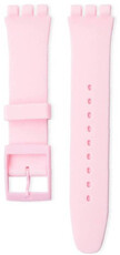 Curea de silicon Ricardo 17mm (pro Swatch), culoarea roz