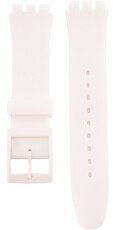 curea din silicon Ricardo Barletta (pentru Swatch), alb