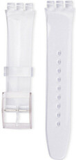 curea din silicon Ricardo Barletta (pentru Swatch), transparent