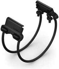 curea din silicon Garmin 26mm Bungee Mount (pentru Garmin Fenix 8/7X/6X (51mm), Tactix și altele), negru, QuickFit, 010-13249-02