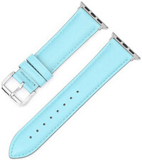 Curea din piele Ricardo (pro Apple Watch 38/40/41mm), culoarea albastră