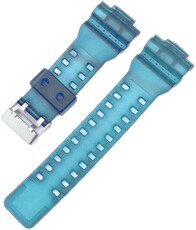 Curea de plastic Ricardo 16mm (pro Casio G-Shock GA-100, GA-110, GD-120, GLS-100), culoarea albastră