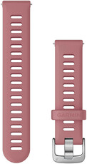 curea din silicon Garmin 18mm (pentru Venu 2S, Vívoactive 4S, Vívomove 3S), roz, Quick Release, 010-11251-3H