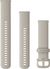 Curea din silicon Garmin 20mm (pentru Venu, Venu Sq, Venu 2 plus și altele), gri V2, Quick Release, + secțiune prelungită, 010-13021-07