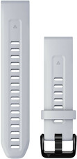 Curea din silicon Garmin 20mm (Fenix 7S/6S/5S), alb V3, QuickFit, 010-13102-03
