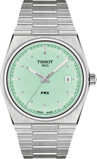 Tissot PRX Quartz T137.410.11.091.01 (în culoarea Tiffany Blue)