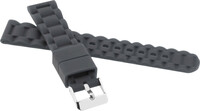 Curea de silicon JVD RJ7192.1 18mm, culoarea gri, pentru copii