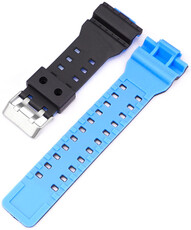 Curea de plastic Ricardo 16mm (pro Casio G-Shock GA-100, GA-110, GD-120, GLS-100), culoarea neagră V7