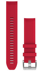 curea din silicon Garmin 22mm (pentru Garmin Fenix 8/7/6 (47mm), Epix 2 și altele), roșu V4, QuickFit, 010-12738-17