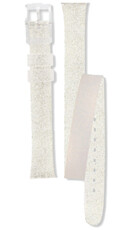 Curea de silicon Swatch ALK343 11mm (pro Swatch), culoarea albă