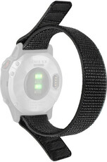 curea din nylon Ricardo Cortina 22mm, Black, trecătoare