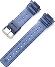 Curea de plastic Ricardo 16mm (pro Casio G-Shock GA-2100/GA-2110, DW-5600, GW-6900), culoarea albastră