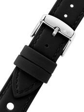 Curea din piele Morellato Tropea 5968D99.019 M, neagră, material reciclat