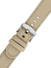 Curea textilă Morellato Viareggio 5969E13.026 M. culoarea bej, material reciclat