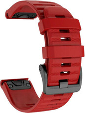 curea din silicon Ricardo Livigno 26mm, Red, QuickFit