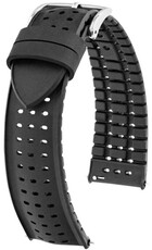 curea din cauciuc Hirsch NYAD L 0925099050-2, negru, cauciuc natural, lungime L, Quick Release