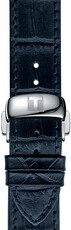 Curea din piele Tissot T852.032.781 19mm, albastru